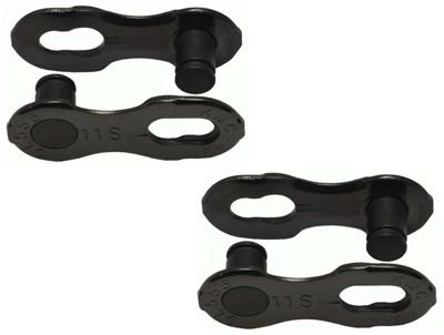KMC missinglink 11 dlc - 5.65mm - zwart - fietskettingverbinder KMC missinglink 11 dlc - 5.65mm - zwart - fietskettingverbinder