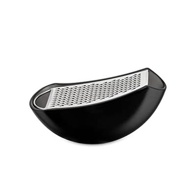 Alessi Rasp - met opvangbakje - Parmenide - AARU01 B - Zwart - door Alejandro Ruiz