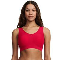 Bralette top met vulling - Soft Stretch - Padded top - Bralette / BH Top naadloos dames - Rood - zwart - Huidskleur - thumbnail