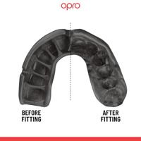 Opro 791001 UFC Platinum Elite Fit Mouthguard - Red-Silver-Black - SR - thumbnail