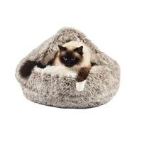 Croci kattenmand iglo gemeleerd beige / wit - thumbnail