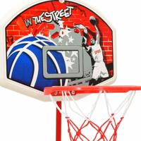 Kinderbasketbalset verstelbaar 120 cm - thumbnail