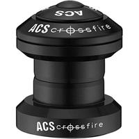 ACS Balhoofdstel BMX 1 1/8" Crossfire zwart - thumbnail