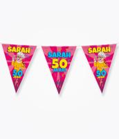 Paperdreams Party vlag - Sarah cartoon - thumbnail