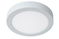 Lucide BRICE-LED - Plafonnière Badkamer - Ø 24 cm - LED Dimb. - 1x15W 3000K - IP44 - Wit - thumbnail