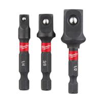 Milwaukee Dopadapter 1/4" zeskant naar 1/4", 3/8" & 1/2" vierkant - 4932479228 - thumbnail