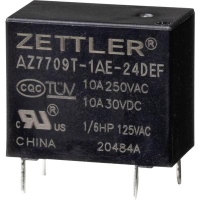 Zettler Electronics AZ7709T-1AE-24DEF Powerrelais 24 V/DC 10 A 1 stuk(s)