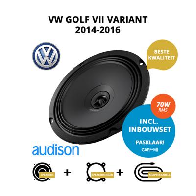 Premium speakers voor VW Golf VII Variant 2014-2016 - Voordeuren/achterdeuren Premium speakers voor VW Golf VII Variant 2014-2016 - Voordeuren/achterdeuren