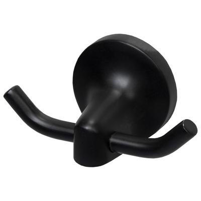 Handdoekhaak Haceka Aspen Dubbel Mat Zwart Haceka Handdoekhaak Haceka Aspen Dubbel Mat Zwart Haceka