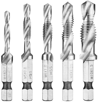 Facom Tap Drills 5Pk M4, M5, M6, M8, M10 - 227H.J5PB - 227H.J5PB Facom Tap Drills 5Pk M4, M5, M6, M8, M10 - 227H.J5PB - 227H.J5PB