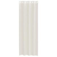 Gordijnen Voile met doorvoertules 2 st 140x300 cm crme - thumbnail