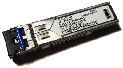 Cisco Systems GLC-LH-SM= Switchmodule Giga 1xMiniGBIC 1000BLH SMF LC (reserveonderdeel)