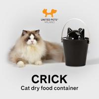 Emmercontainer United Pets Zwart Kat - thumbnail