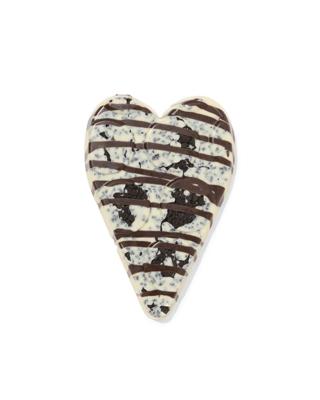 HEMA Chocoladehart wit cookies cream S 125g