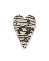 HEMA Chocoladehart wit cookies cream S 125g - thumbnail