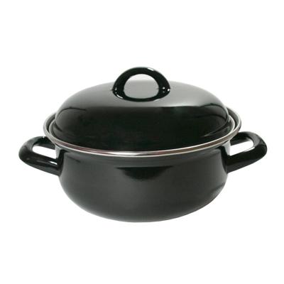 Imperial Kitchen Braadpan 26 cm Zwart/Emaille