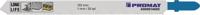 Promat/Tecwerk Decoupeerzaagblad | totale lengte 132 mm | tandverdeling 1 mm | BIM | 5 stuks / kaart - 4000814665 - thumbnail