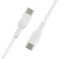 Kabel USB-C naar USB-C Belkin CAB003BT2MWH Wit 2 m - thumbnail