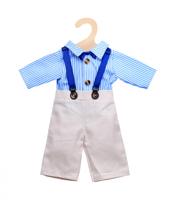 Heless poppenkleding trouwpak met vlinderdas 35 45 cm 3 delig - thumbnail