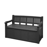 Opbergbank Salzburg 130cm Antraciet - thumbnail