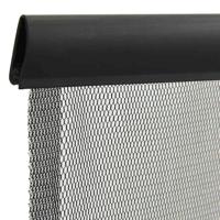 VidaXL Vliegengordijn 100x220 cm polyester mesh zwart - thumbnail