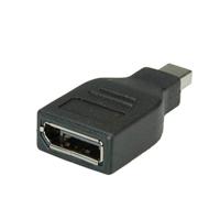 Roline 12.03.3130 Adapter [1x Mini-DisplayPort stekker - 1x DisplayPort bus] Zwart - thumbnail