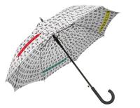 Fisura paraplu Words kleurveranderend 106 x 87 cm polyester wit - thumbnail