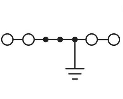 Phoenix Contact 3211809 Aardklem 3-etages 6.2 mm Snelaansluiting Groen, Geel 1 stuk(s) Piece