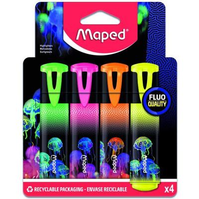 Markeerstift Maped Deepsea Paradise set à 4 kleuren