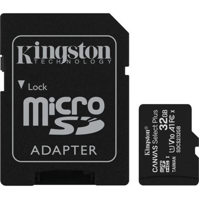 Kingston Micro SD Kaart 32GB Met Adapter