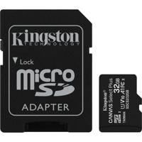 Kingston Micro SD Kaart 32GB Met Adapter - thumbnail