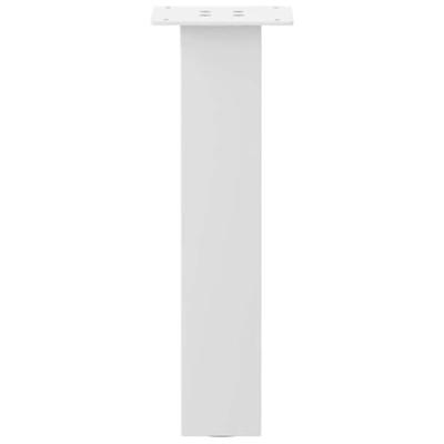 Salontafelpoten 4 st 42 cm staal wit Salontafelpoten 4 st 42 cm staal wit