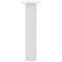 Salontafelpoten 4 st 42 cm staal wit - thumbnail