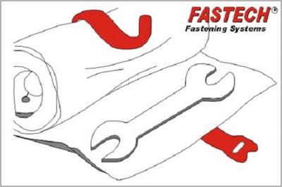 FASTECH® E1-4-330-B10 Klittenband kabelbinder Om te bundelen Haak- en lusdeel (l x b) 304 mm x 16 mm Zwart 10 stuk(s)