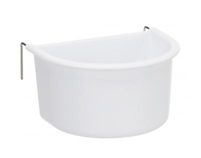 TRIXIE HANGBAKJE MET DRAADHOUDER KUNSTSTOF ASSORTI 11X8 CM 400 ML 4 ST