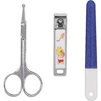 nagelverzorgingsset baby wit zilver 3-delig - thumbnail