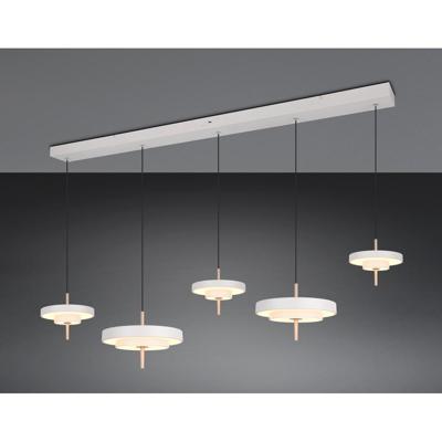 Trio 5-lichts hanglampKeaton wit - 340210576