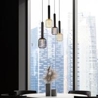 Searchlight Strakke hanglampDulwich - 35720-4BK - thumbnail