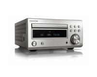Denon D-M41DAB Mini-HiFi-systeem met CD, Bluetooth en FM/DAB+ tuner met 2 x 30 W uitgangsvermogen, zilver/zwart - thumbnail