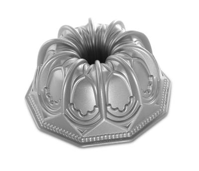 Nordic Ware Tulband / Bakvorm - Cathedral Bundt Zilver - Gietaluminium - ø 25 cm / 2.1 liter