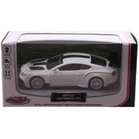 Johntoy sportauto schaalmodel 1:43 8 cm Bentley wit - thumbnail