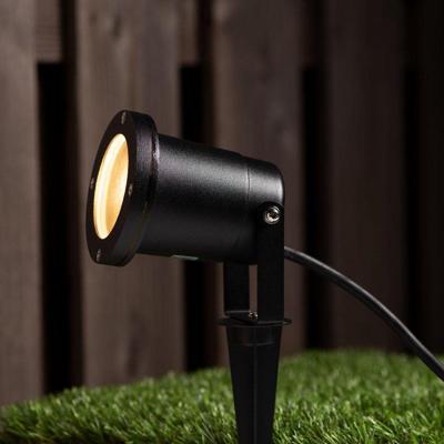 LED's Light LED Prikspot met Stekker - Kantelbaar - GU10 fitting - IP54 - Model Melfi - Zwart LED's Light LED Prikspot met Stekker - Kantelbaar - GU10 fitting - IP54 - Model Melfi - Zwart