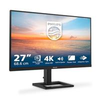 Philips 27E1N1800AE - 68,6 cm (27 inch) Ultra HD-monitor, luidspreker, in hoogte verstelbaar, HDR10 (3840 x 2160, 60 Hz, HDMI 2.0, DisplayPort 1.4), zwart - thumbnail