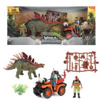 World of Dinosaurs speelset met quad en dino - thumbnail