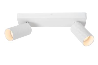 Lucide CLUBS - Plafondspot - 2xGU10 - Wit Lucide CLUBS - Plafondspot - 2xGU10 - Wit