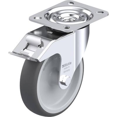 Blickle L-PATH 125G-FI Zwenkwiel met rem Wieldiameter: 125 mm Draagvermogen (max.): 250 kg 1 stuk(s)