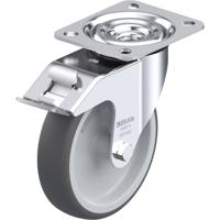Blickle L-PATH 125G-FI Zwenkwiel met rem Wieldiameter: 125 mm Draagvermogen (max.): 250 kg 1 stuk(s) - thumbnail