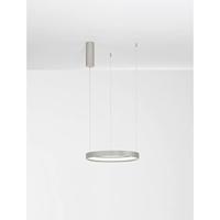 Lyora Ronde hanglampPerrine zilvergrijs Ø 40cm - 9345614 - thumbnail