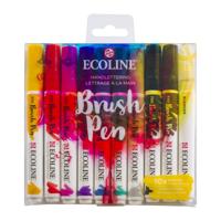 Brushpen talens ecoline set 10 stuks handlettering - thumbnail