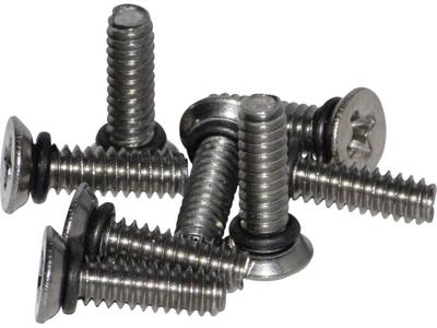 Hammond Electronics 1590WMS100 Reserveschroef RVS Natuur 100 stuk(s)